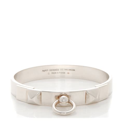 hermes collier de chien sterling silver bracelet|Hermes collier de chien sandals.